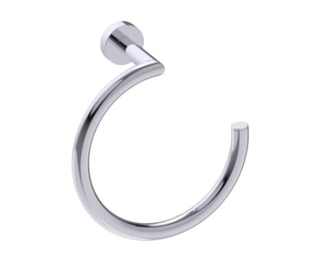 Oslo Solid Back Towel Ring in 