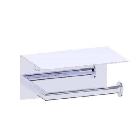 373 Series Toilet Paper Holder with Shelf in 