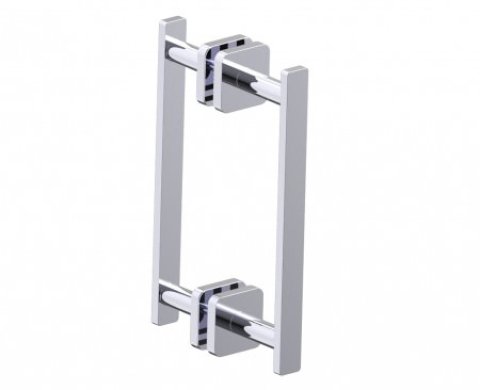 Milan Double Shower/Glass Door Handle 8" in 