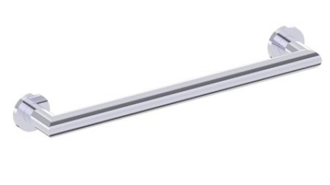 9200 Series Grab Bars - Round with Mitered Corners - 18 Inches in 