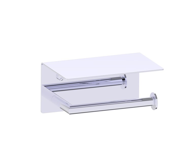 373 Series Toilet Paper Holder with Shelf in 