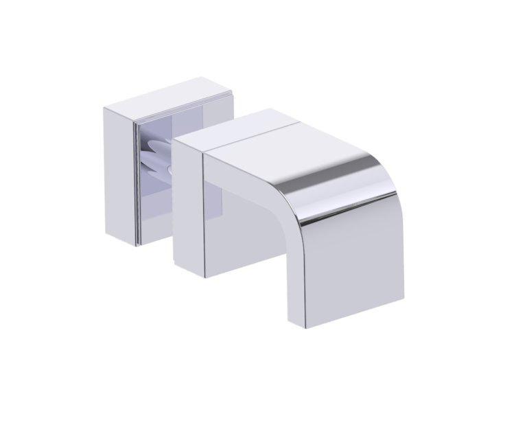 Cologne Single Shower Door Handle Knob in 