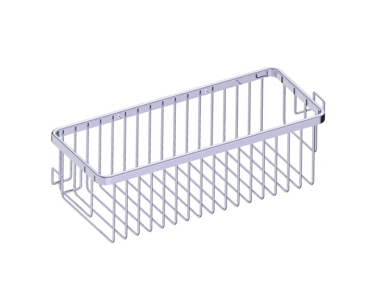 Single Wire Basket With Hooks in 