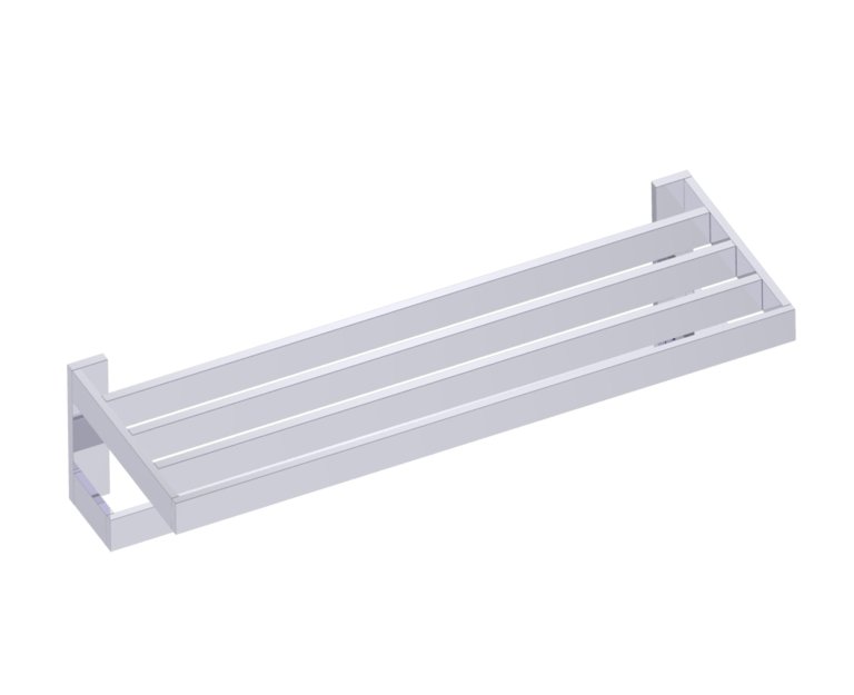 Berlin Towel Shelf with Bar in 