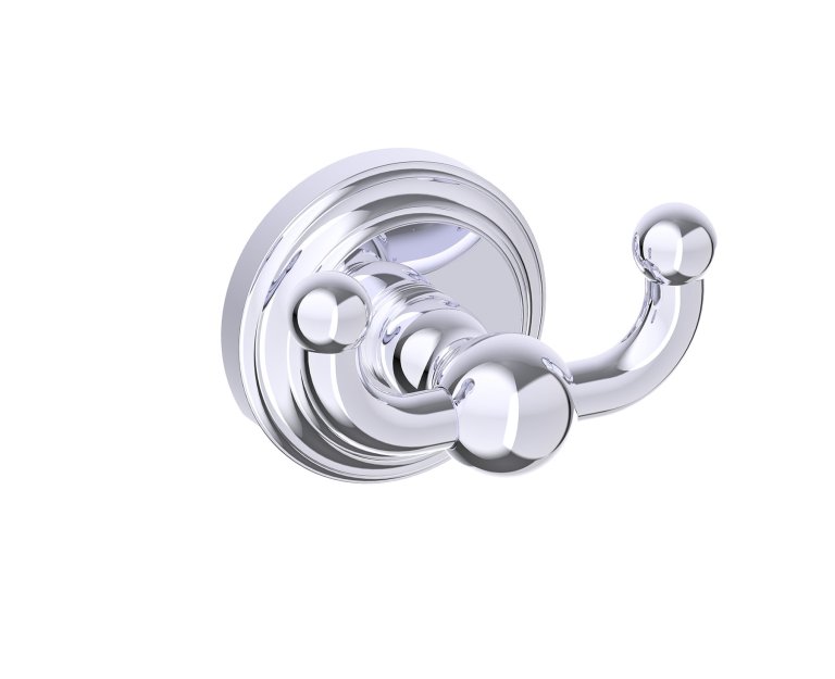 Florence Double Prong Robe Hook in 