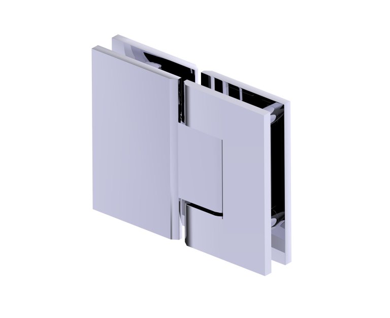DOVER - Adjustable 180 Degree Glass-to-Glass Hinge in 