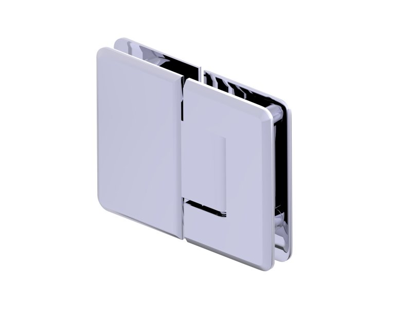 CROSBY - Adjustable 180 Degree Glass-to-Glass Hinge in 