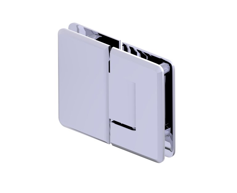 CROSBY - 180 Degree Glass-to-Glass Standard Hinge in 