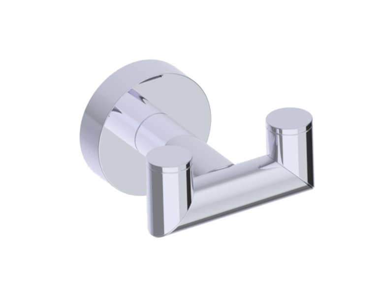 Oslo Double Prong Robe Hook in 