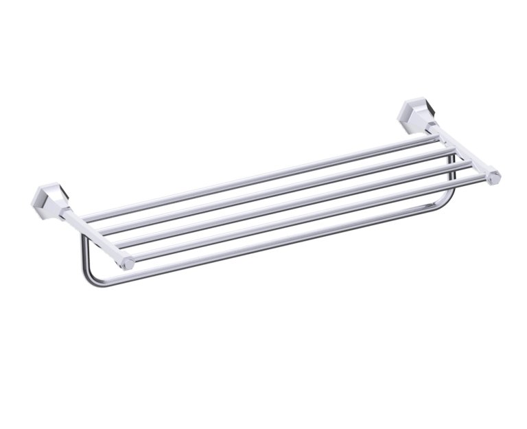 Pisa Towel Shelf With Towel Bar in 