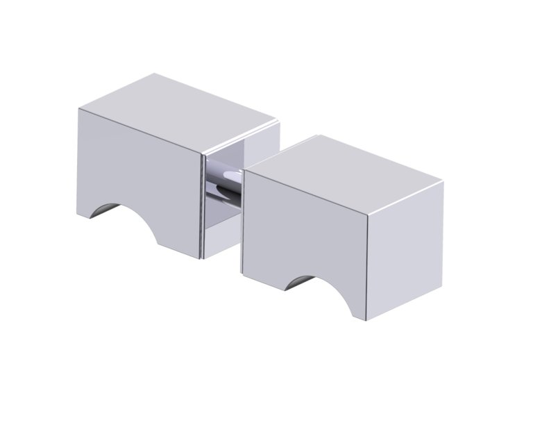 Munich Double Glass Door Knob in