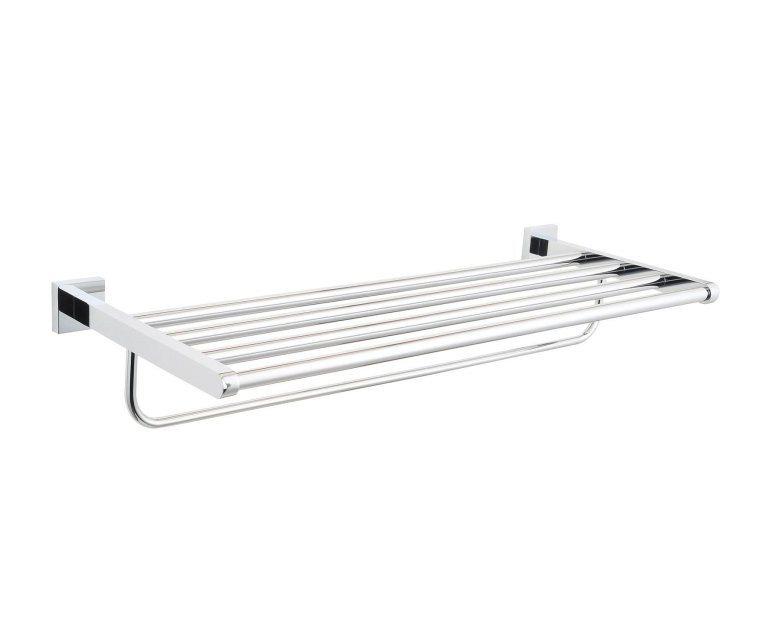 Verona Towel Shelf w/ Towel Bar 24" in 